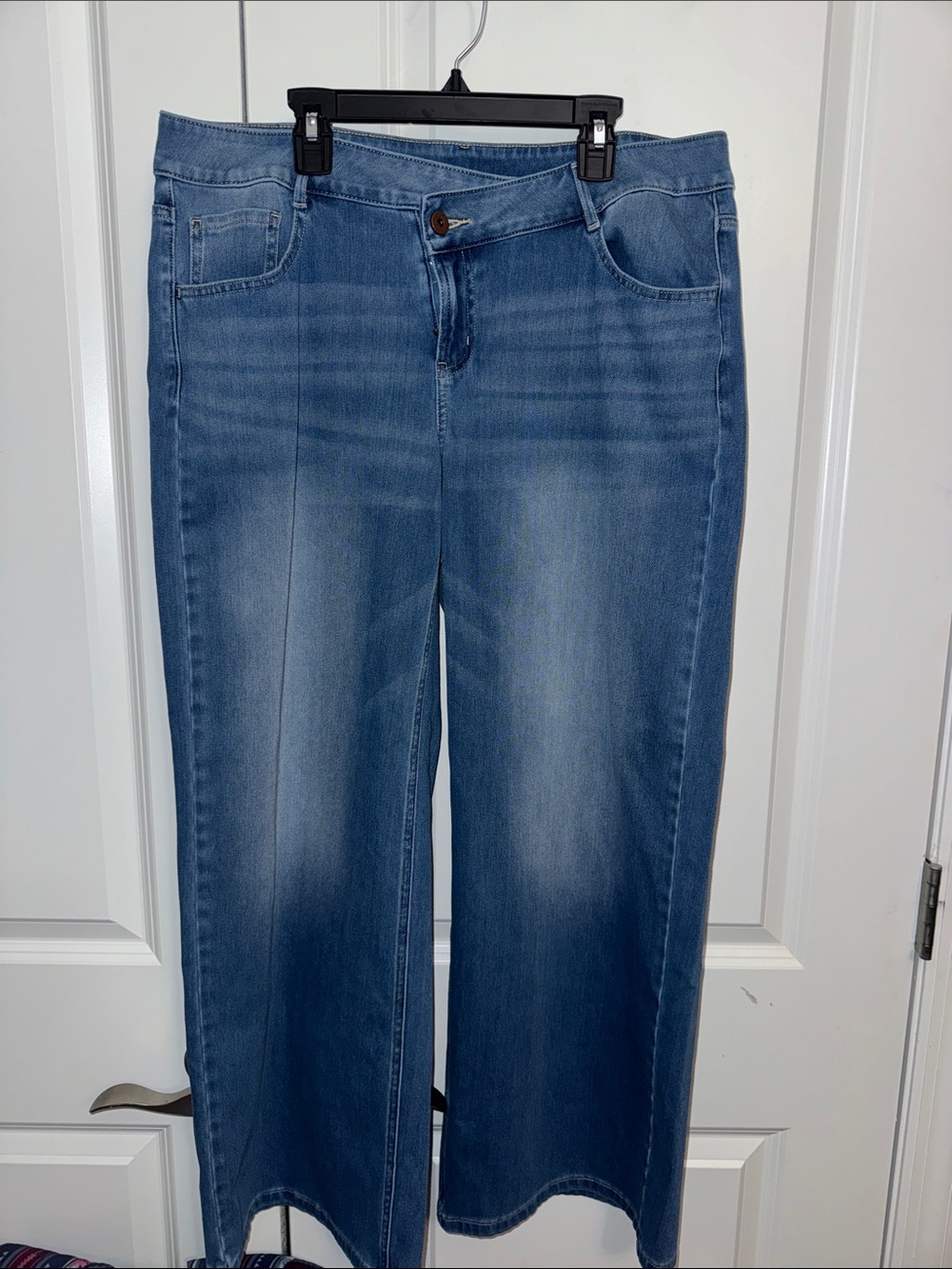 HALARA Women's Blue Flare Jeans